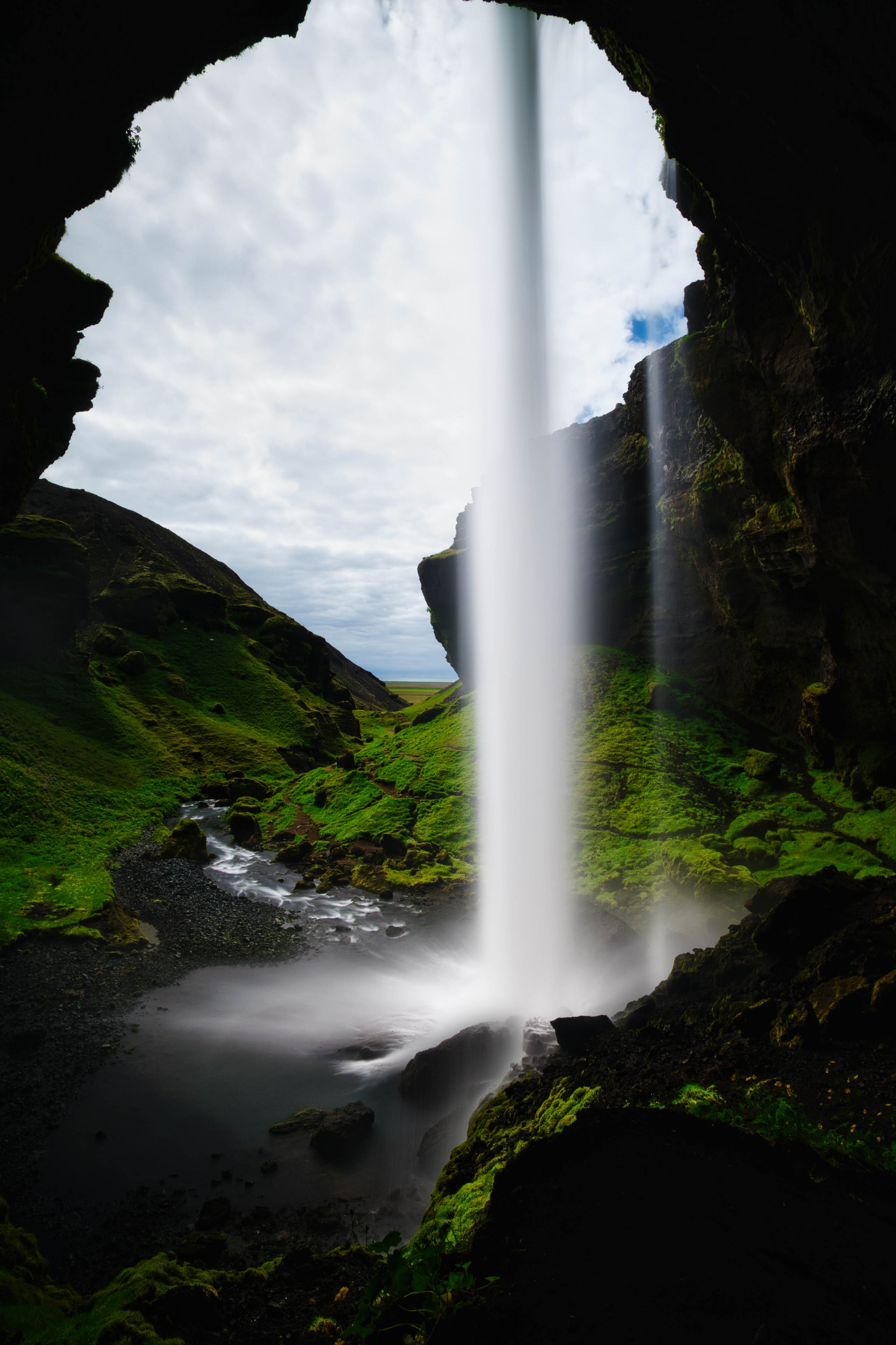 Kvernufoss Wasserfall